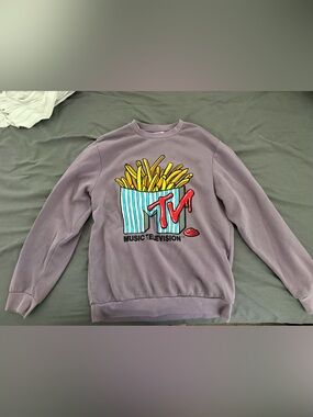 MTV Vintage Lavender Crewneck Sweatshirt